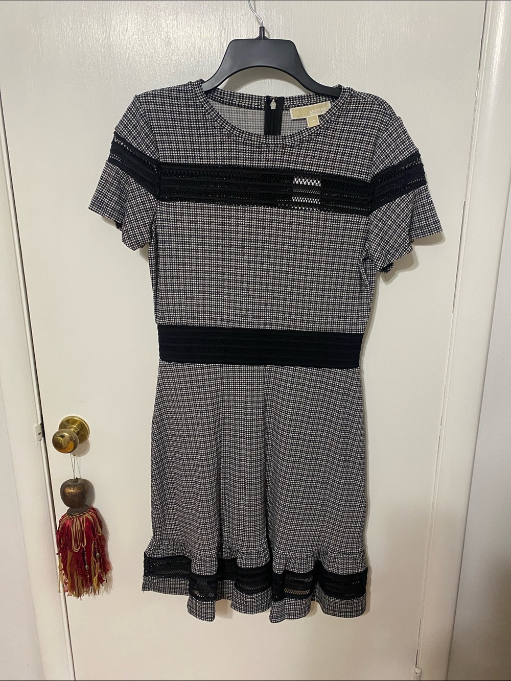 MICHAEL Michael Kors Black and White Mini Dress